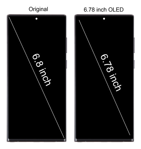 Pantalla Táctil Lcd Con Marco Para Samsung Galaxy S22 Ultra