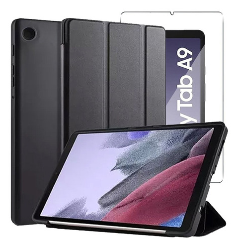 Funda Protector Para Tablet Samsung A9 8.7 Smart Tpu+ Vidrio