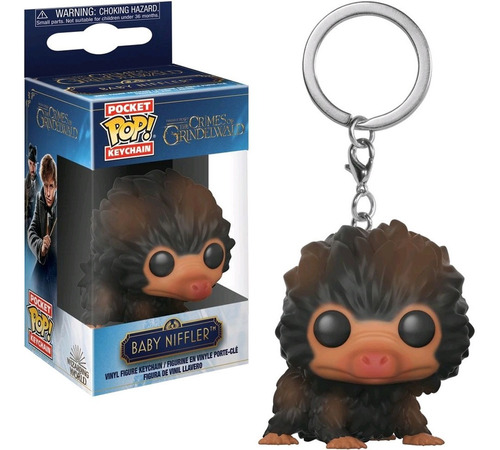 Llavero Funko Pop Baby Niffler de Fantastic Beasts 2, color marrón