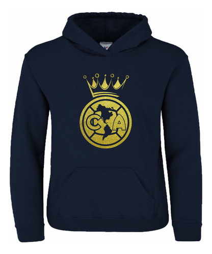 Hoodie Sudadera Unisex Águilas Del América Tri Campeón 2xl