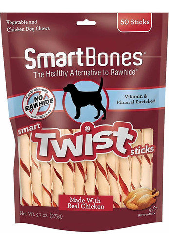 Premios Smart Bones Twist Pollo Stick