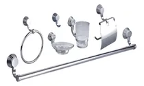 Comprar Accesorio Para Baño 6 Piezas Cromado Acc-08 Griven