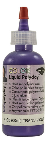 Kato Color Polyclay Liquida 2 Onza Trans Violeta