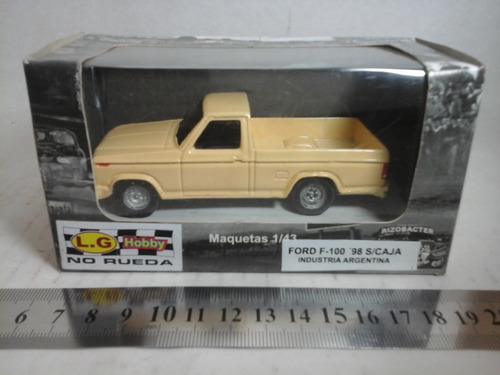 Auto De Resina No Rueda 1:43 Ford F-100 Milouhobbies Ar167