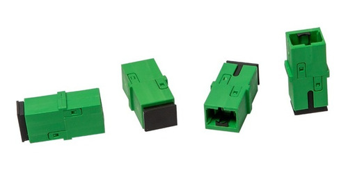 Imagem 2 de 5 de Kit 25 X Adaptador Acoplador Passante Fibra Sx Sm Sc/apc Rev