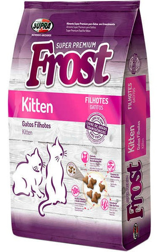 Comida Gato Frost Gato Bebe  7.5k + Piedra Sanitaria