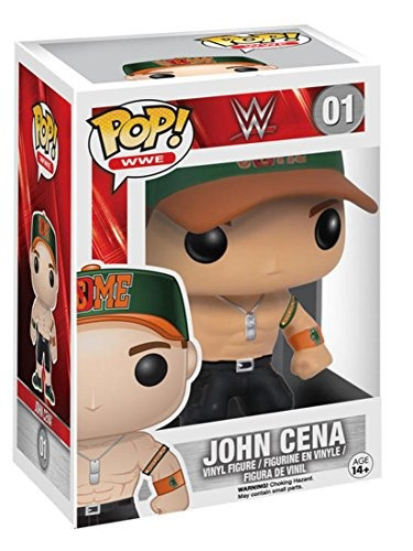 Wwe: John Cena Never Give Up Pop Figura De Juguete 3 X 4 Pul