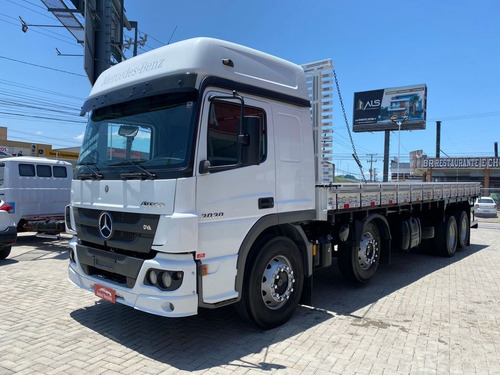 Imagem 3 de 15 de Mercedes-benz Atego 3030 Teto Alto Aut Bi-truck 8x2 2019