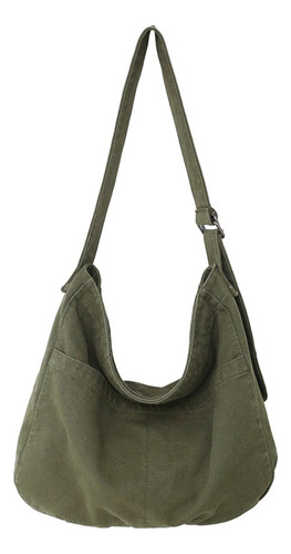 Bolso De Mensajero Casual Femenino, Sólido, De Gran Capacida