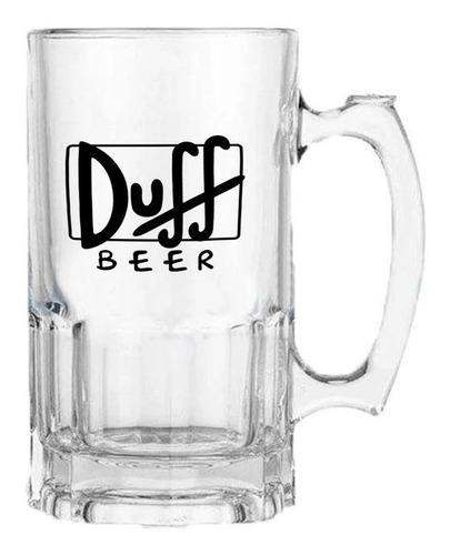 Vaso Cervecero Duff Transparente E119