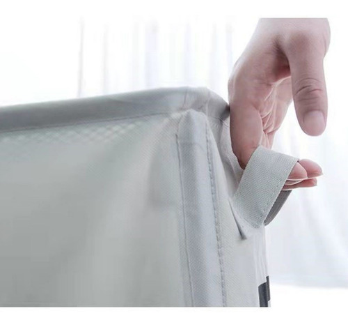 Imagen 4 de 9 de Canasto De Ropa Sucia Con Ruedas Laundry Lavanderia