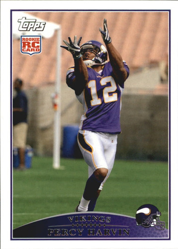 2009 Topps #375a Percy Harvin Rc Vikingos