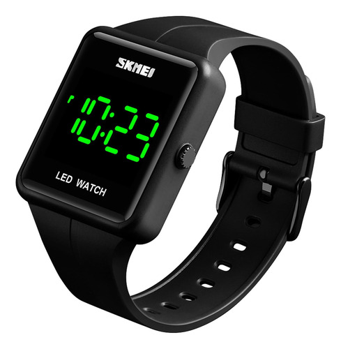 Reloj Led De Cara Grande Cuadrado Unisex Goasa, Reloj Electr