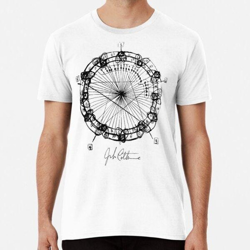 Remera Mandala De Cambios De Acordes De Coltrane (diseño Osc