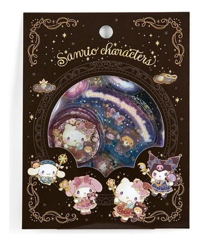 Paquete Stickers Personajes De Sanrio  (serie Starry Wizard)