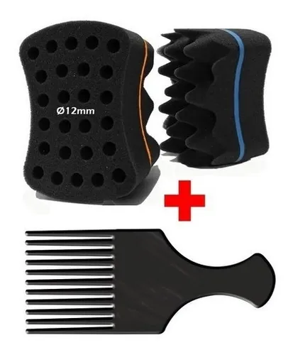 comprar Esponja Nudred 01 Bucha De Cabelo Turbo Ø12mm+01 Pente Garfo