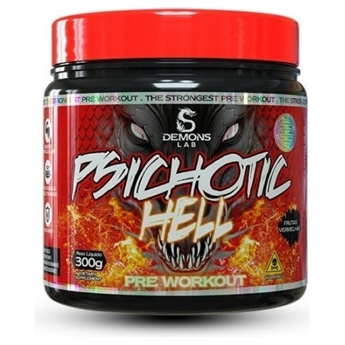 Psichotic Hell (300g - 60 Doses) Demons Lab - Pré Treino Usa