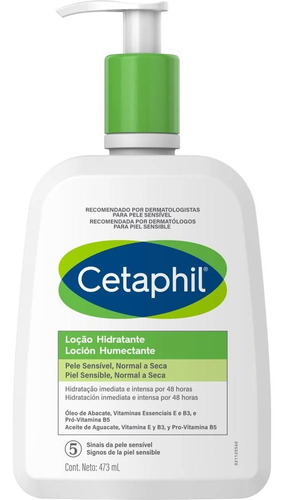  2 Pack Crema Corporal Humectante Piel Sensible Cetaphil 473