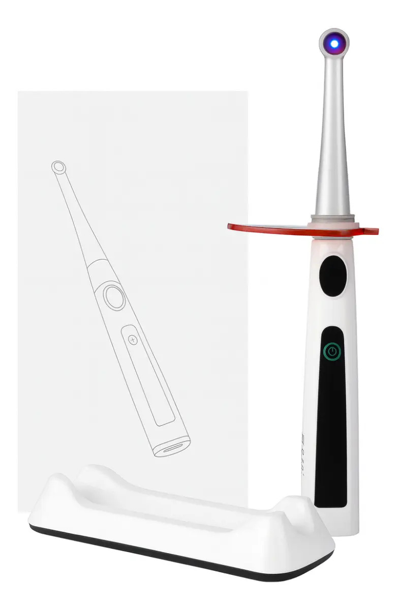 Fotopolimerizador Odontológico Ai 1 Segundo Sem Fio Led Cura Cor Branco