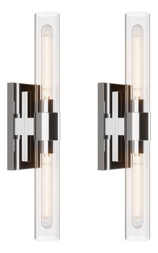 Yuyi Juego De 2 Apliques De Pared Modernos Luz De Baño Con