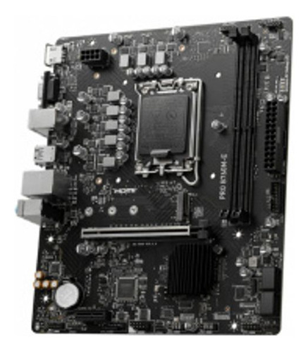 Tarjeta Madre Msi Pro B760m-p Lga1700 4x Ddr5 2x M.2 Usb-c