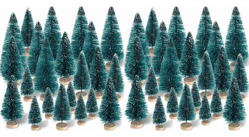 Alfiler Dollhouse Tree, 120 Unidades, Sisal, Nieve, Escarcha