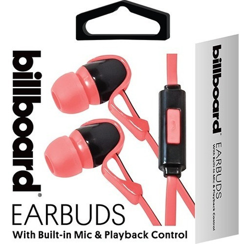Auricular Con Cable In Ear Cancelacion Ruido Microfono Billboard Original Colores Varios