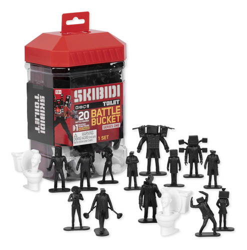 Cubo De Batalla Skibidi Toilet Bonkers Toys 20 Figuras