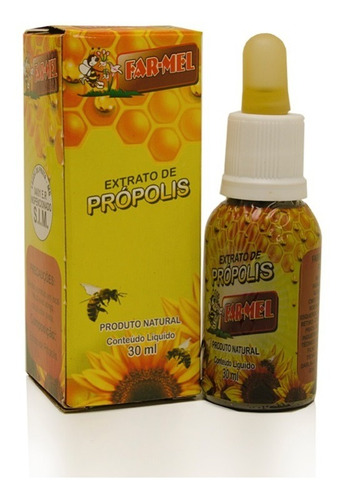 Propolis Em Gotas Extrato Natural 12 Unidades