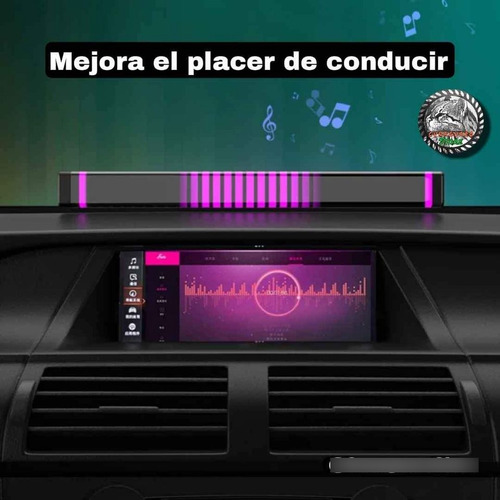 Barra Led Rgb Musica Carros Tunning Dj Gamer Usb Recargable