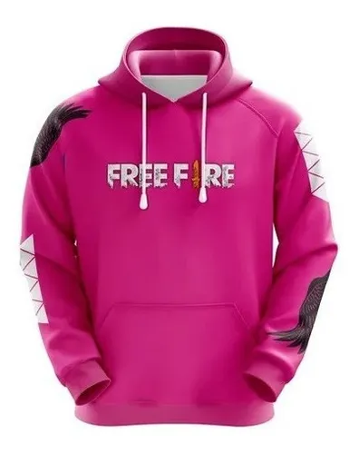 Moletom free cheap fire rosa