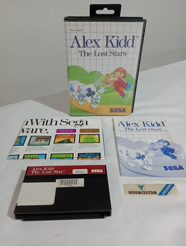Alex Kidd The Lost Stars Sega Juego, Caja , Manual Y Poster