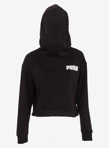 Imagen 1 de 2 de Poleron Puma Hooded Cowl Neck Negro