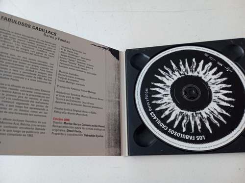 Los Fabulosos Cadillacs · Bares Y Fondas - Cd Imp Arg Digip (Usado)