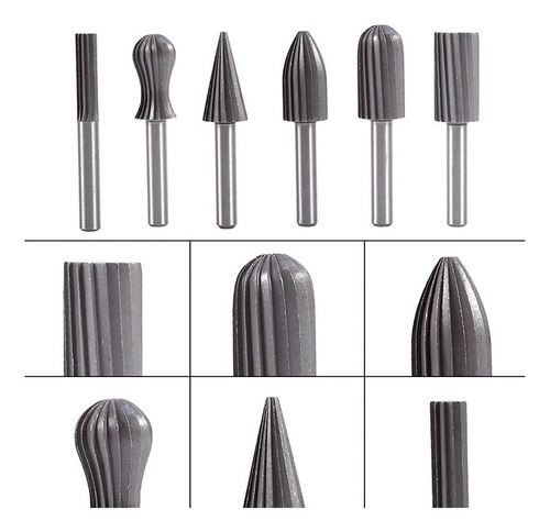 Fweaad Broca, 6 Unidades, Brocas Para Tallar Madera, Lima