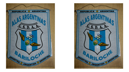 Banderin Grande 40cm Alas Argentinas Bariloche