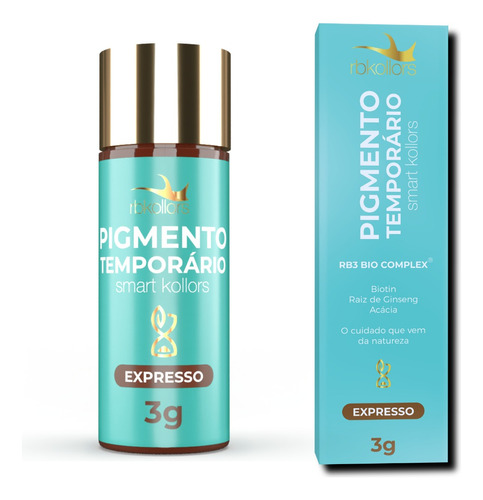 Pigmento Temporário Expresso Smart Kollors 3g - Preto