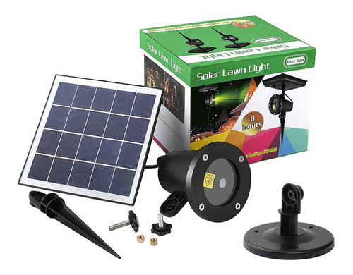 Proyector Luz Laser Solar Con Movimiento Navidad Exterior