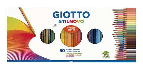 Lapices De Color Giotto Stilnovo Caja X 50 Colores + Sacap