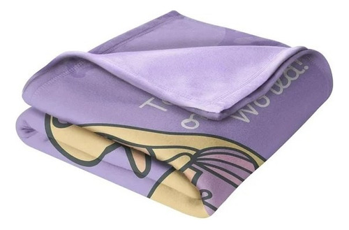 Frazada Rapunzel Disney Princesa Color Lila/morado Lila Rapunzel