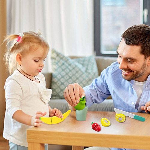 Pretender Licuadora,máquinas Exprimidoras Madera Para Niños Color Fix