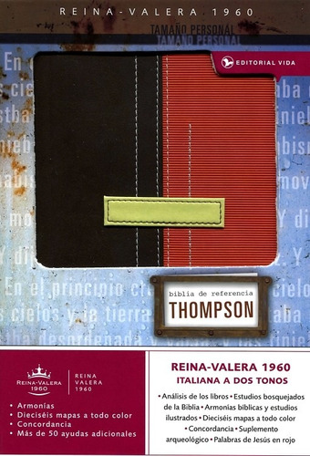 Biblia Thompson - Personal, Marrón/terracota - Rvr60
