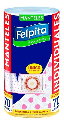 Manteles Individuales X 70 Felpita Envio