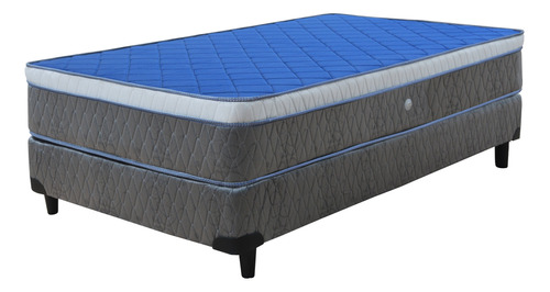 Colchon Y Sommier 1 Plaza 80 X 190 Viggo Dual Relax Resortes