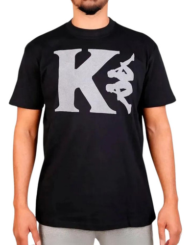 Remera Manga Corta Kappa Hombre K233173kw-k005/neg