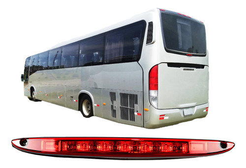 Lanterna Brake Light Ônibus Busscar Rodoviário 24v 6 Led