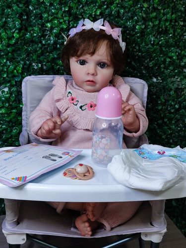 Muñeca Bebe Reborn Cuerpo Suave Venas Visibles Realista Pelo