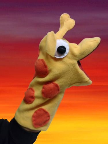 Títere De Mano Bocón Rana Sapo Artesanal Baby Tv