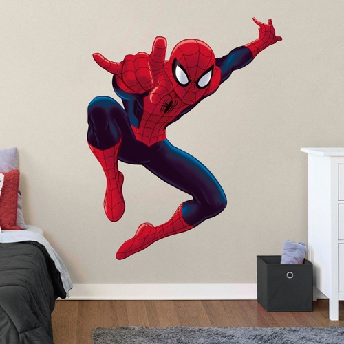 Vinilo Decorativo 3d, Avengers Spiderman 05, Sticker 110x90 Color Mulricolor