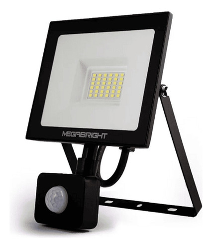 Foco Led Halogeno 30 Watts Con Sensor De Mov. Luz Fria